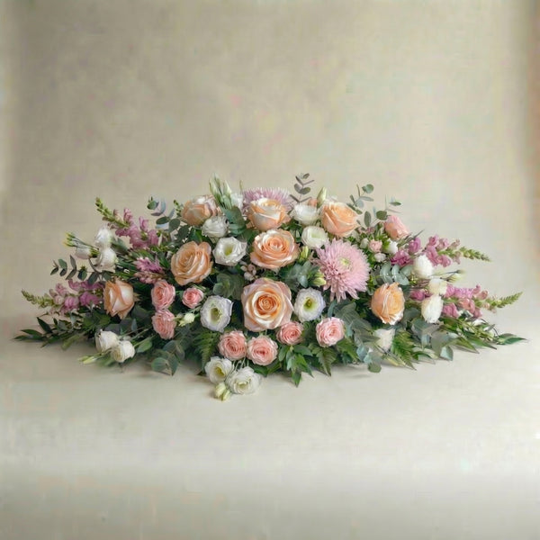 Traditional Casket Flowers | Garden Pastels
