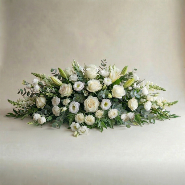 Traditional Casket Flowers | Signature Neutrals