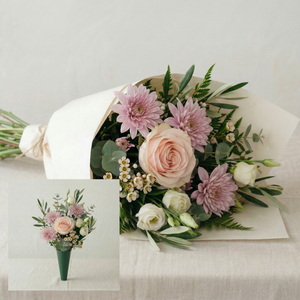 Memorial Site Vase Posy | Pastels