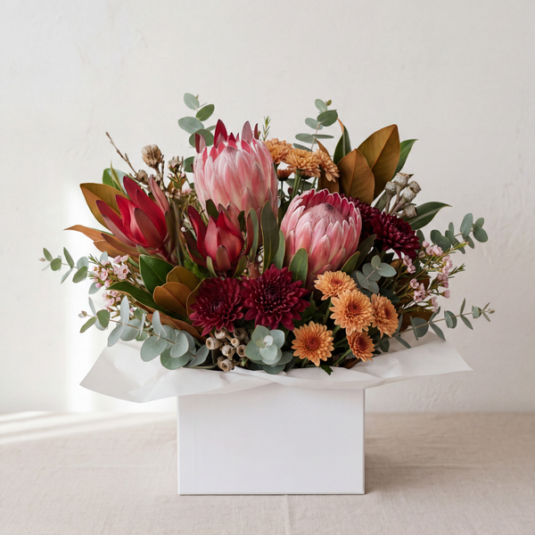 Classic Sympathy Box Arrangement | Natives