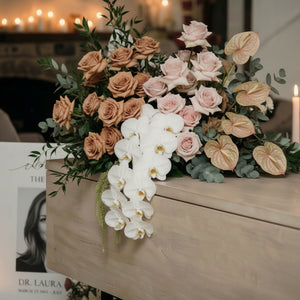 Contemporary Love Casket Flowers